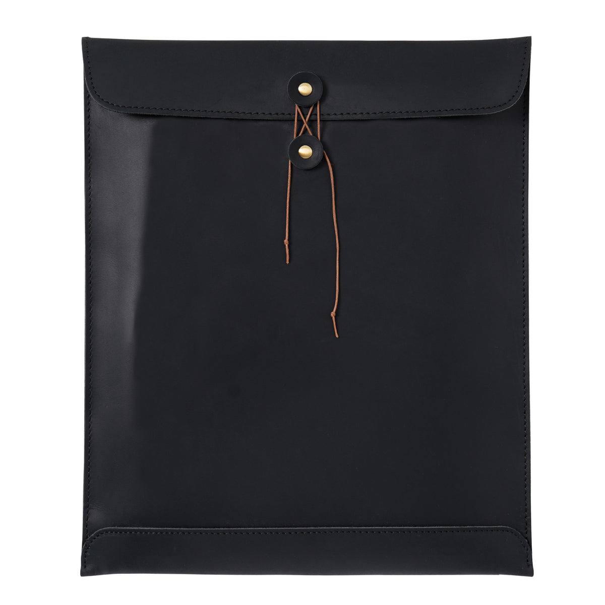 Genuine Leather A4 Document Folder – Large Capacity File Organizer