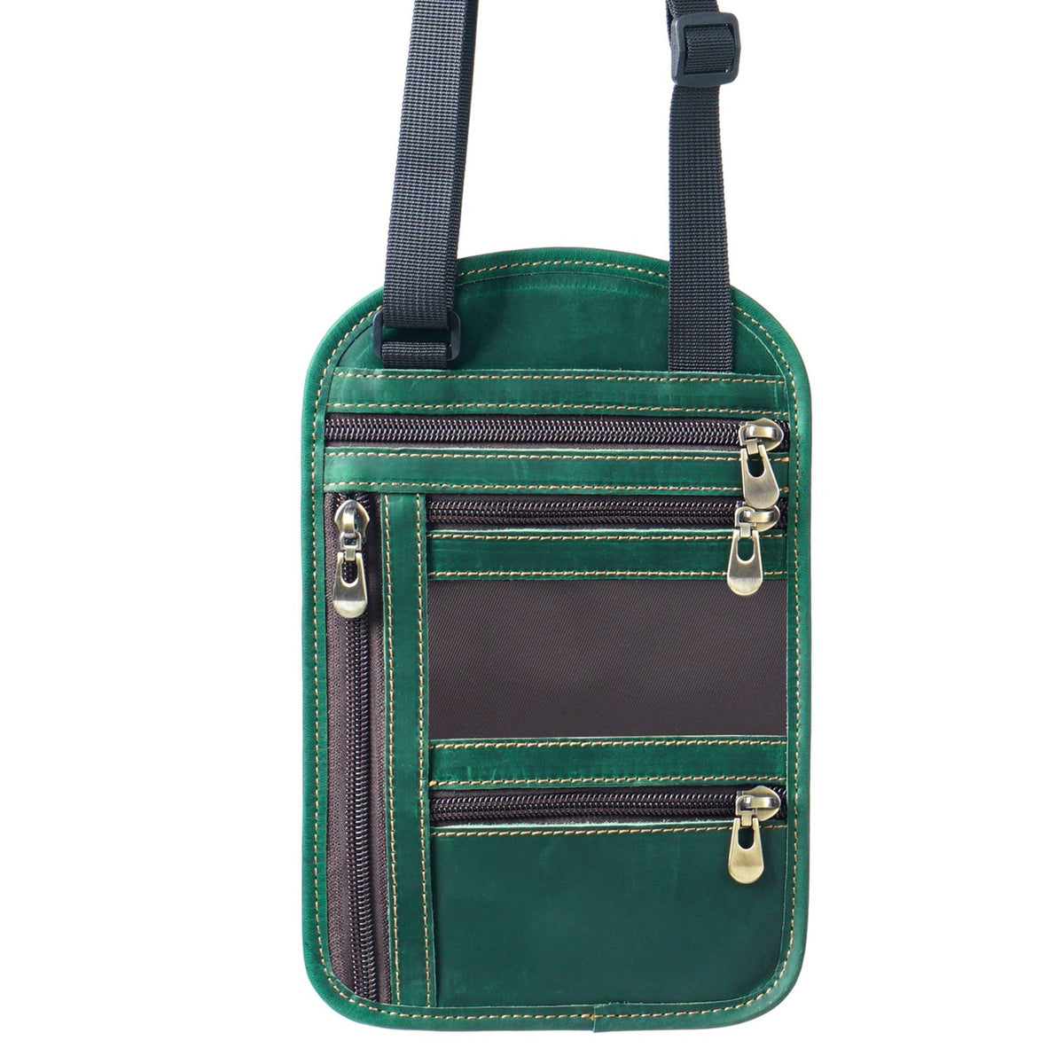 The Wanderer – Leather RFID Passport Organizer Holder