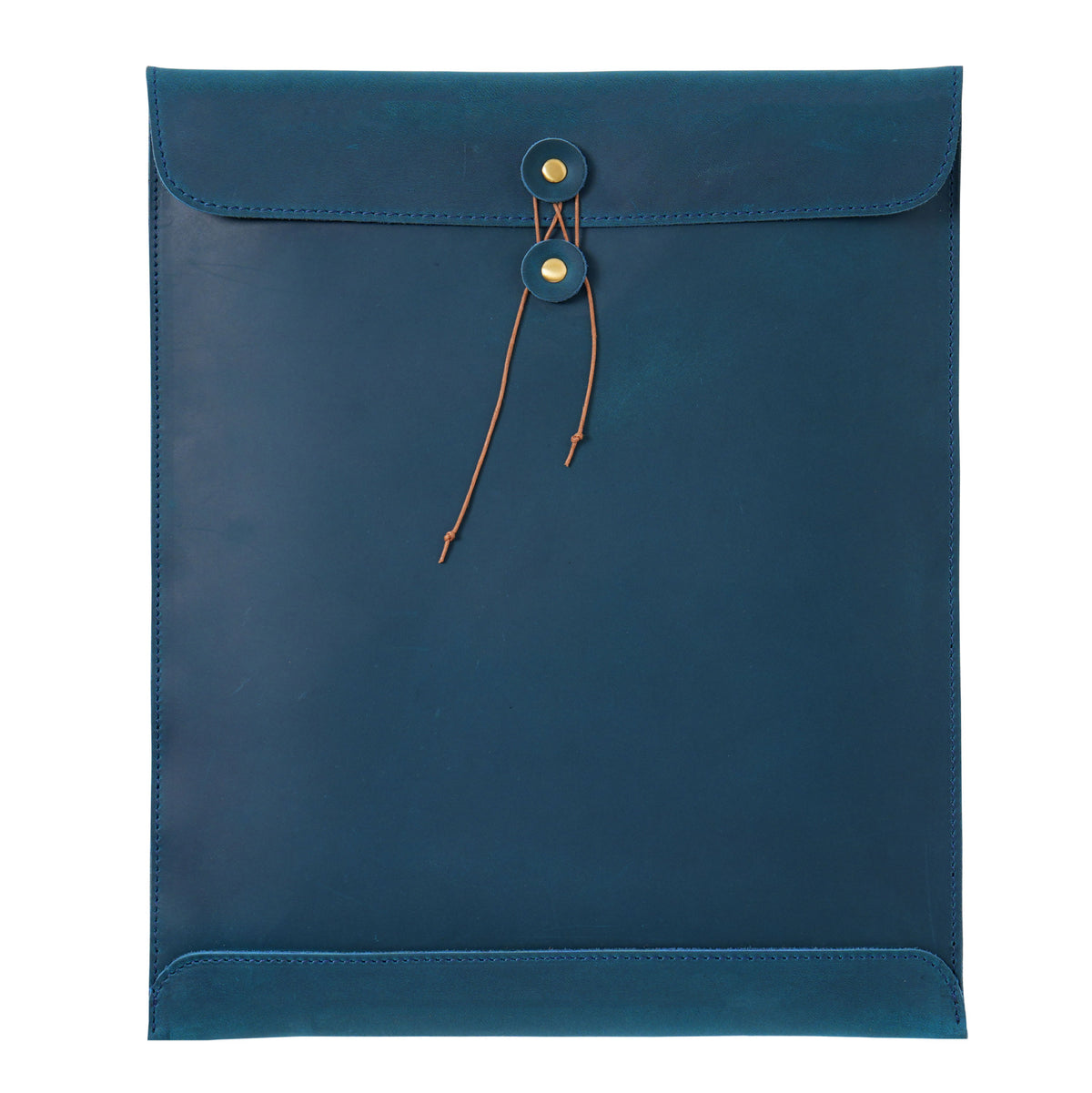 Genuine Leather A4 Document Folder – Large Capacity File Organizer