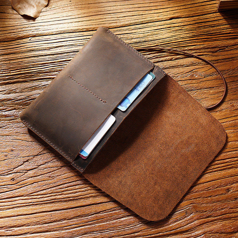 Wild Ride – Crazy Horse Leather Passport Holder
