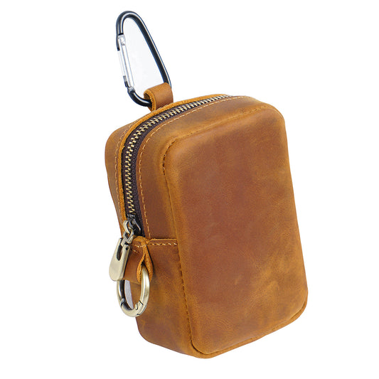 Trail Spark – Crazy Horse Leather Mini Waist & Crossbody Pouch