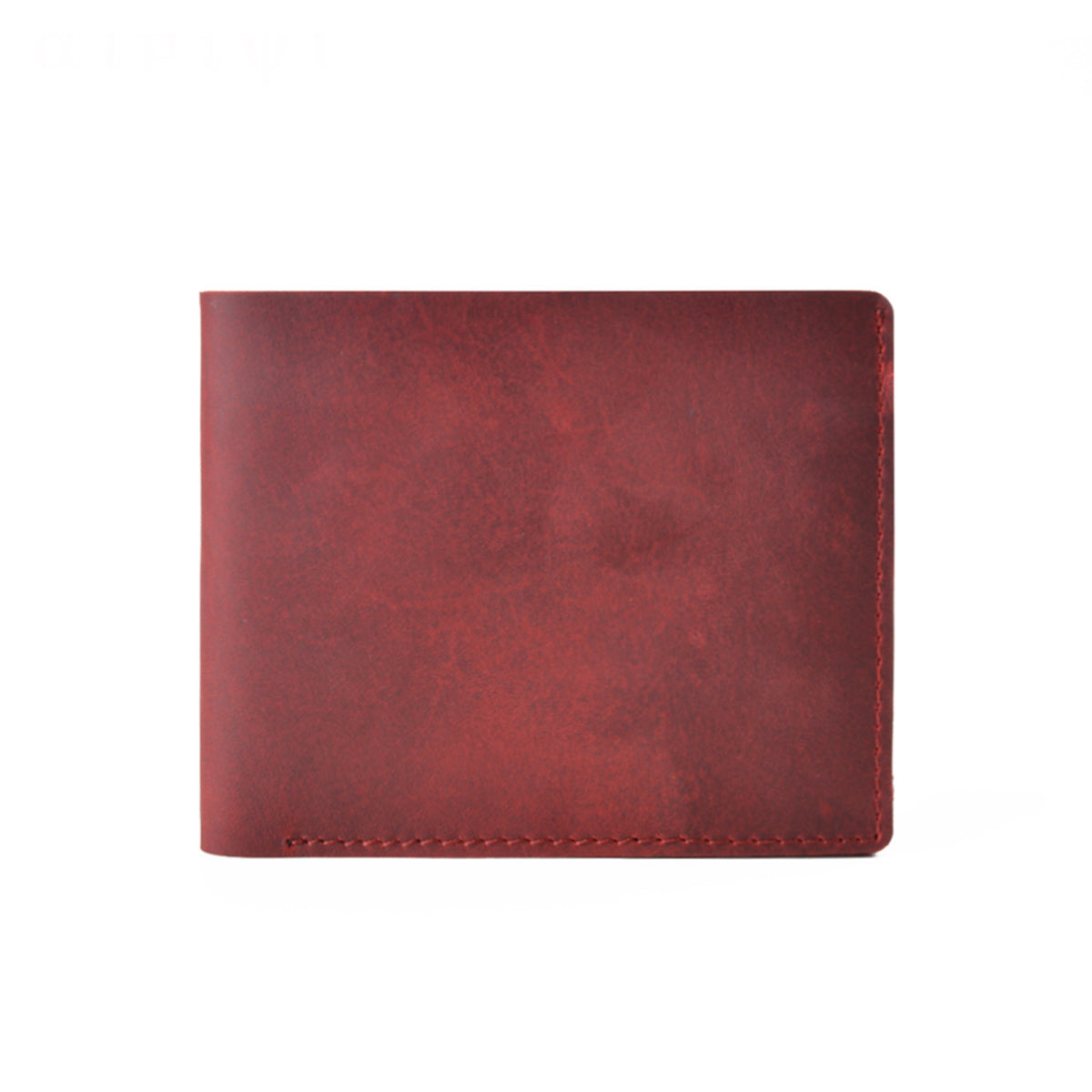 Crazy Horse Leather Bifold Wallet – Compact & Durable Card Organizer