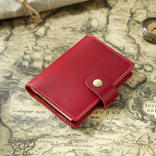 The Pocket Confidant — Mini Genuine Leather Pocket Notebook