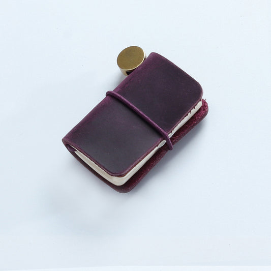 Tiny Thoughts — Mini Genuine Leather Notebook Charm
